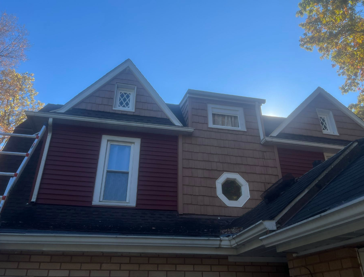 Window and roof line — finished